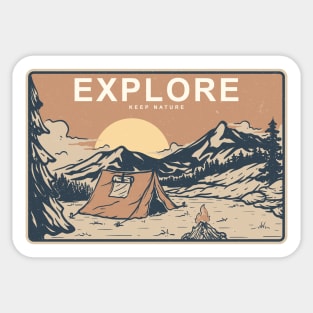 Camp Sticker